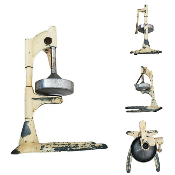 Vintage Antique Juicer Industrial Manual Metal Squeezer - Picture 2 of 16